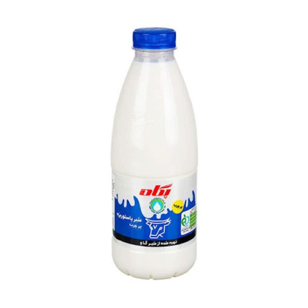 شیر بطری پرچرب پگاه ۱ لیتر