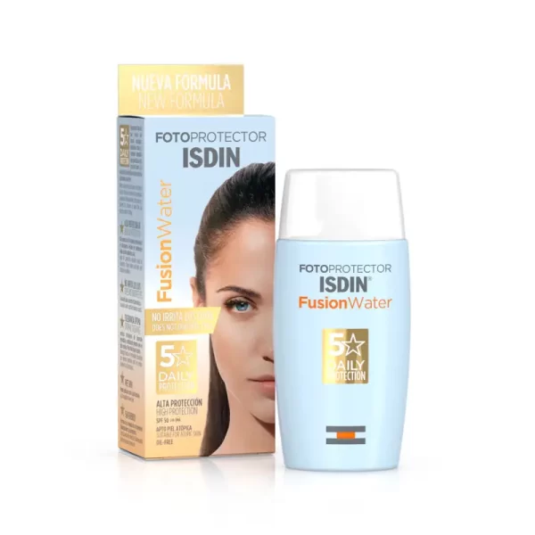 کرم ضدآفتاب ایزدین اصل مدل Fusion water spf 50 حجم 50 میلی لیتر