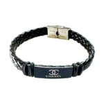 دستبند مردانه بند چرمی شنل Chanel