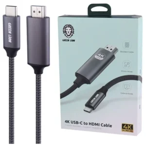 کابل تبدیل USB-C به HDMI گرین لاین مدل 4K