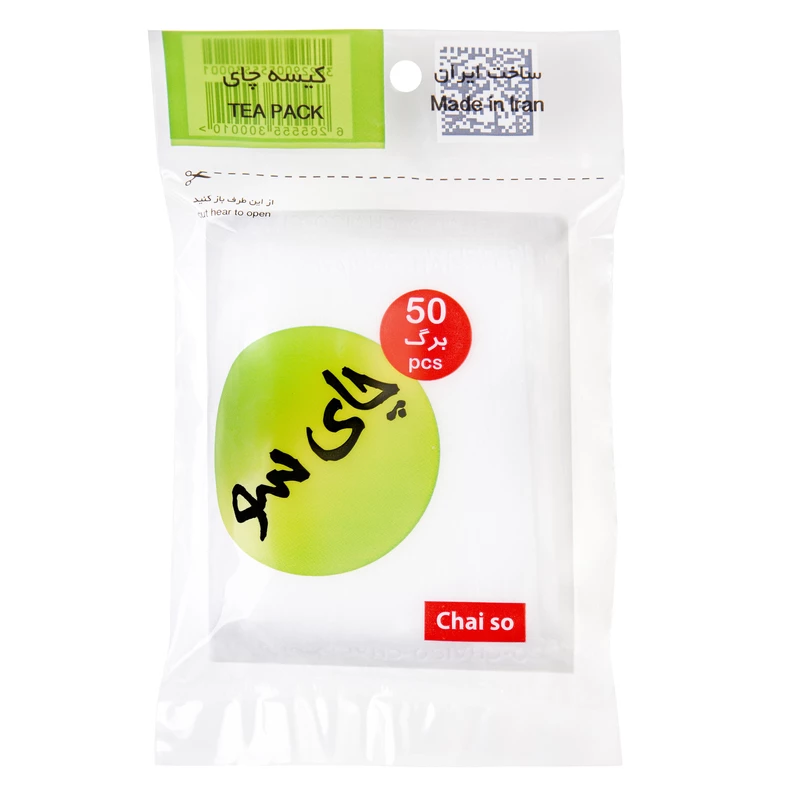 کیسه و فیلتر چای چای سو بسته 50 عددی کیسه و فیلتر چای چای سو بسته 50 عددی