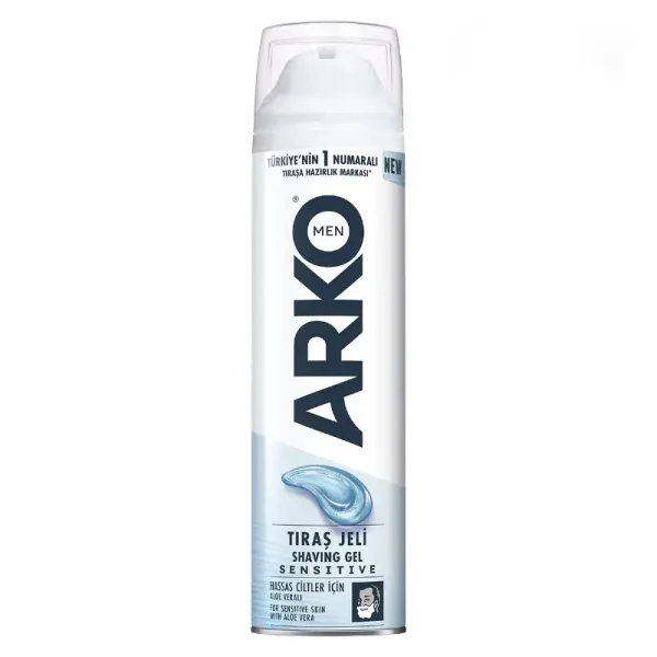 ژل اصلاح مردانه آرکو Arko مدل SENSITIVE حجم 200 میل