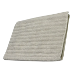 حوله دستی آتیسان مدل کرکره ای سایز 40x80 سانتی متر رنگ سفید