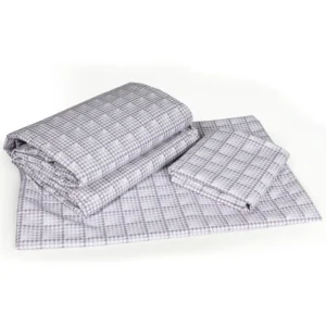 ملحفه نیم ست دو نفره سه تکه عرض 160 بروجرد رنگ یاسی