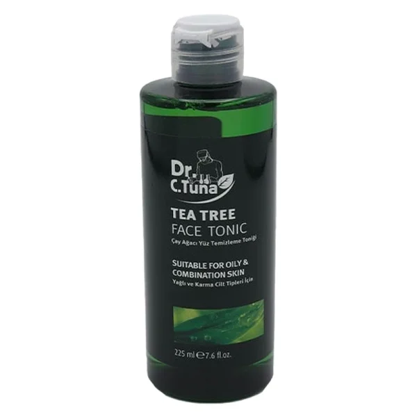 تونر شستشو صورت دکتر سی تونا فارماسی Dr C Tuna مدل Tea Tree درخت چای مناسب پوست های چرب و حساس