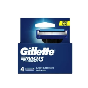 تیغ اصلاح مردانه ژیلت مدل Mach3 Turbo، تعداد ۴ عدد
