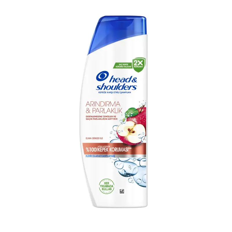 شامپو هد اند شولدرز Head And Shoulders مدل Arindirma And Parlaklik حاوی عصاره سیب حجم 330 میل شامپو هد اند شولدرز Head And Shoulders مدل Arindirma And Parlaklik حاوی عصاره سیب حجم 330 میل