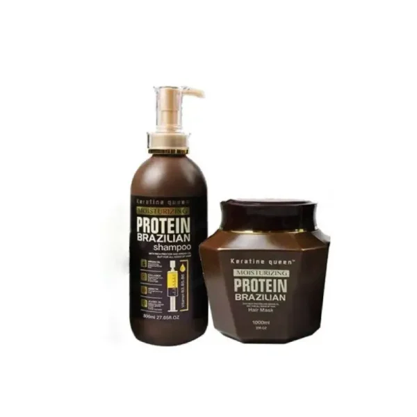 شامپو وماسک مو پروتئین Proteinکراتین کویین Keratine Queen