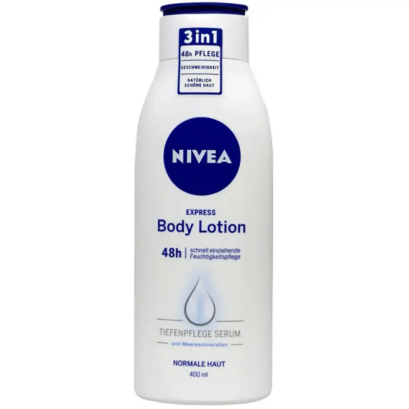 لوسیون بدن نیوا Nivea مدل اکسپرس Express حجم400میل 48ساعته لوسیون بدن نیوا Nivea مدل اکسپرس Express حجم400میل 48ساعته
