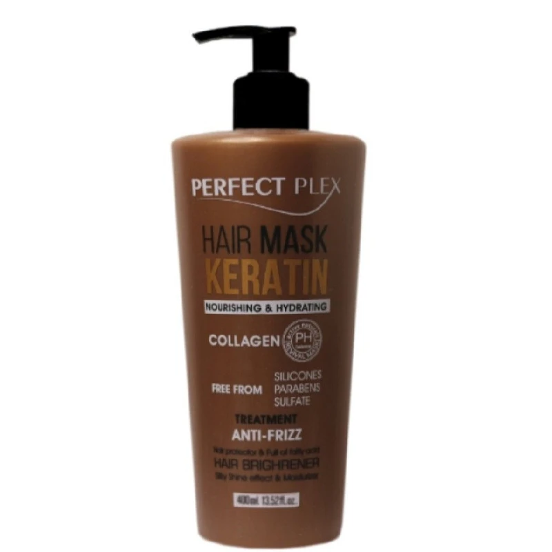 perfect-plex-halavi-keratin-hair-mask-400ml ماسک مو پرفکت پلکس Perfect Plex حاوی کراتین حجم 400 میل - Image 1