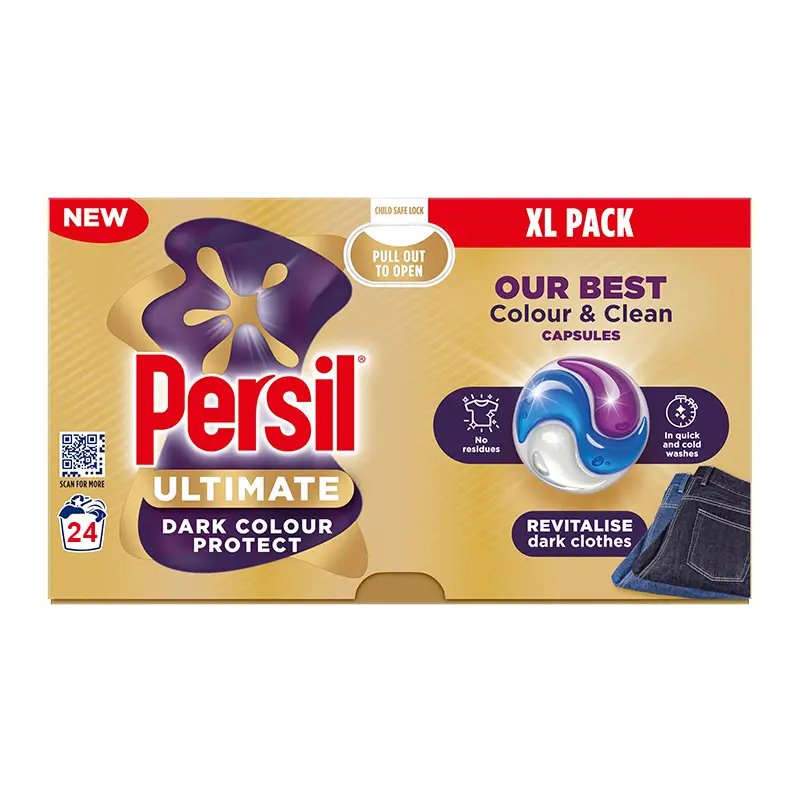 کپسول مایع لباسشویی پرسیل Persil مدل Ultimate Dark Colour Protect بسته 24 عددی کپسول مایع لباسشویی پرسیل Persil مدل Ultimate Dark Colour Protect بسته 24 عددی