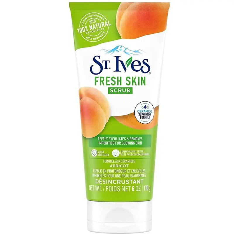 اسکراب لایه بردار پوست اس تی.ایوز مدل Fresc Skin اسکراب لایه بردار پوست اس تی.ایوز مدل Fresc Skin