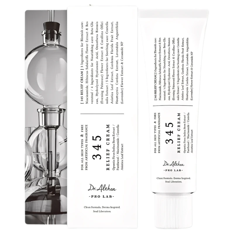 کرم 345 ترمیم کننده دکتر آلتیا Dr Althea 345 Relief Cream For All Skin Types 50ml کرم 345 ترمیم کننده دکتر آلتیا Dr Althea 345 Relief Cream For All Skin Types 50ml