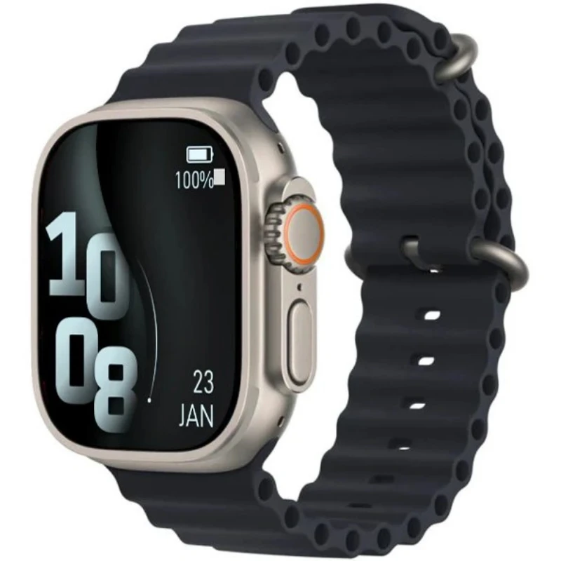 ds-ultra3-smartwatch-silicone-straps ساعت هوشمند DS ULTRA 3 به همراه 7 بند سیلیکونی - Image 1