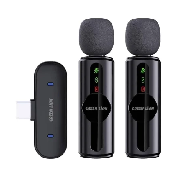 میکروفون بی‌سیم گرین لاین Green Lion مدل GM-76X 3in1