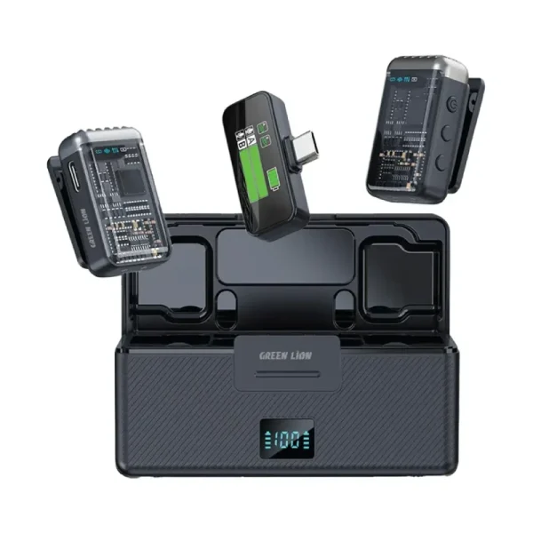 میکروفن بی سیم گرین لاین Green Lion مدل GM90X TYPE-C
