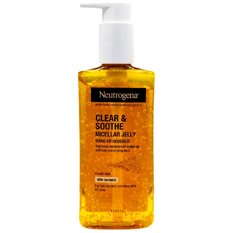 neutrogena-micellar-gel-facial-cleanser-turmeric-extract ژل میسلار نوتروژینا Neutrogena پاک کننده صورت حاوی عصاره زردچوبه 200 میل - Image 1