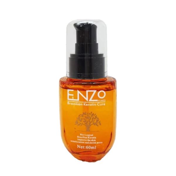 روغن آرگان انزو Enzo مدل Brazilian Keratin Cure حجم 60 میل