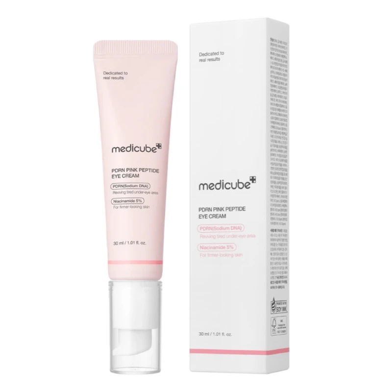medicube-pdrn-pink-peptide-30ml کرم دور چشم PDRN و پپتاید مدی کیوب Medicube حجم 30 میل - Image 1