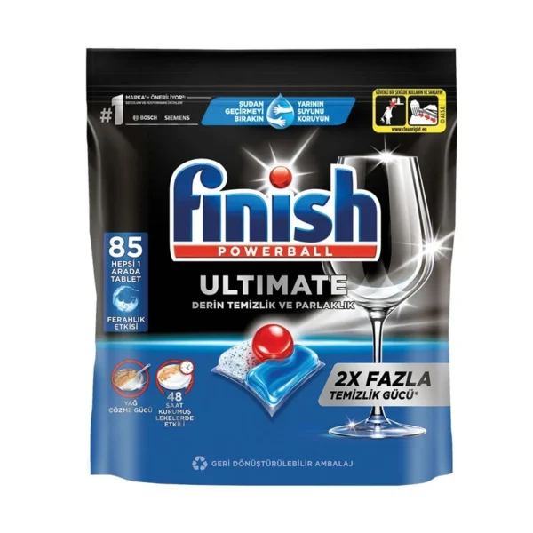 قرص ماشین ظرفشویی فینیش Finish مدل 85 عددی التیمیت Ultimate