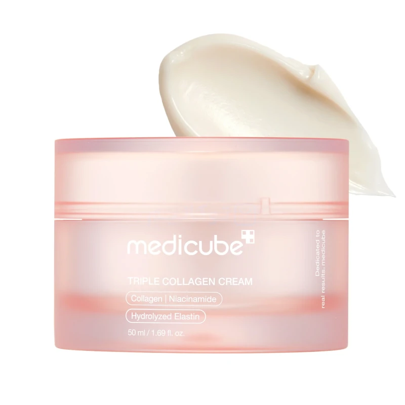 medicube-triple-collagen-cream کرم سه گانه کلاژن مدی کیوب Medicube مدل Triple Collagen Cream حجم 50 میل - Image 1